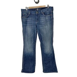 7 for All Mankind A Pocket Flare Leg Jeans, Size 32 (14) X 29